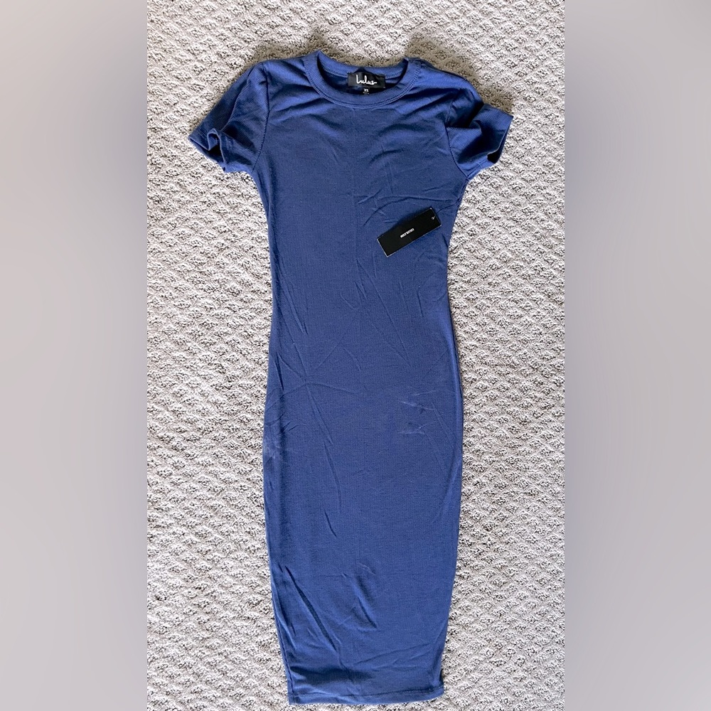 NWT Ribbed Midi Dress